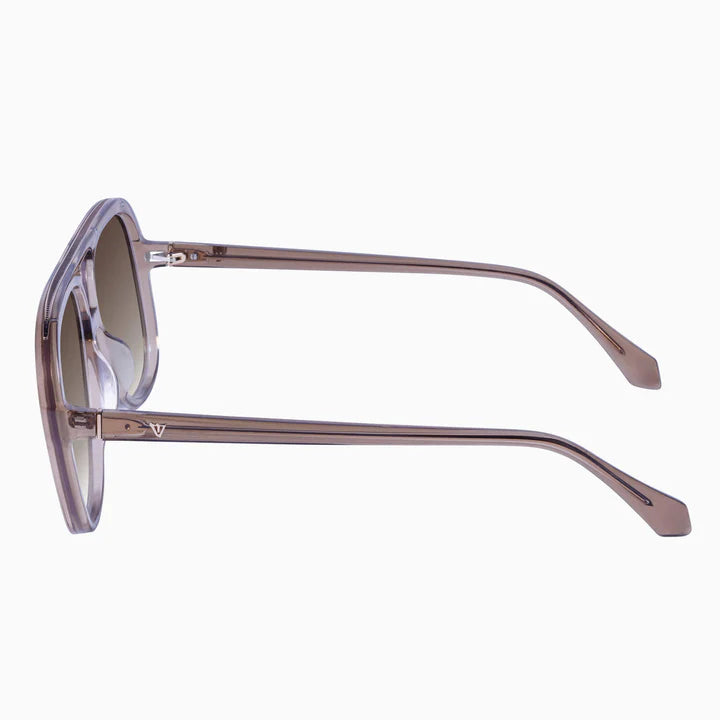 VALLEY // Bang TRANSPARENT MOCHA w. ROSE GOLD TRIM / BROWN GRADIENT LENS