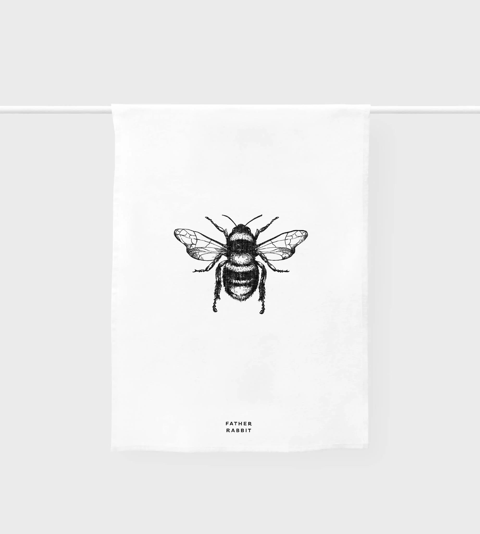 FATHER RABBIT // Tea Towel BEE