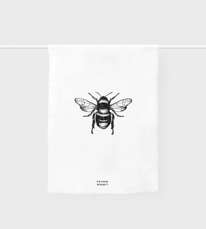 FATHER RABBIT // Tea Towel BEE