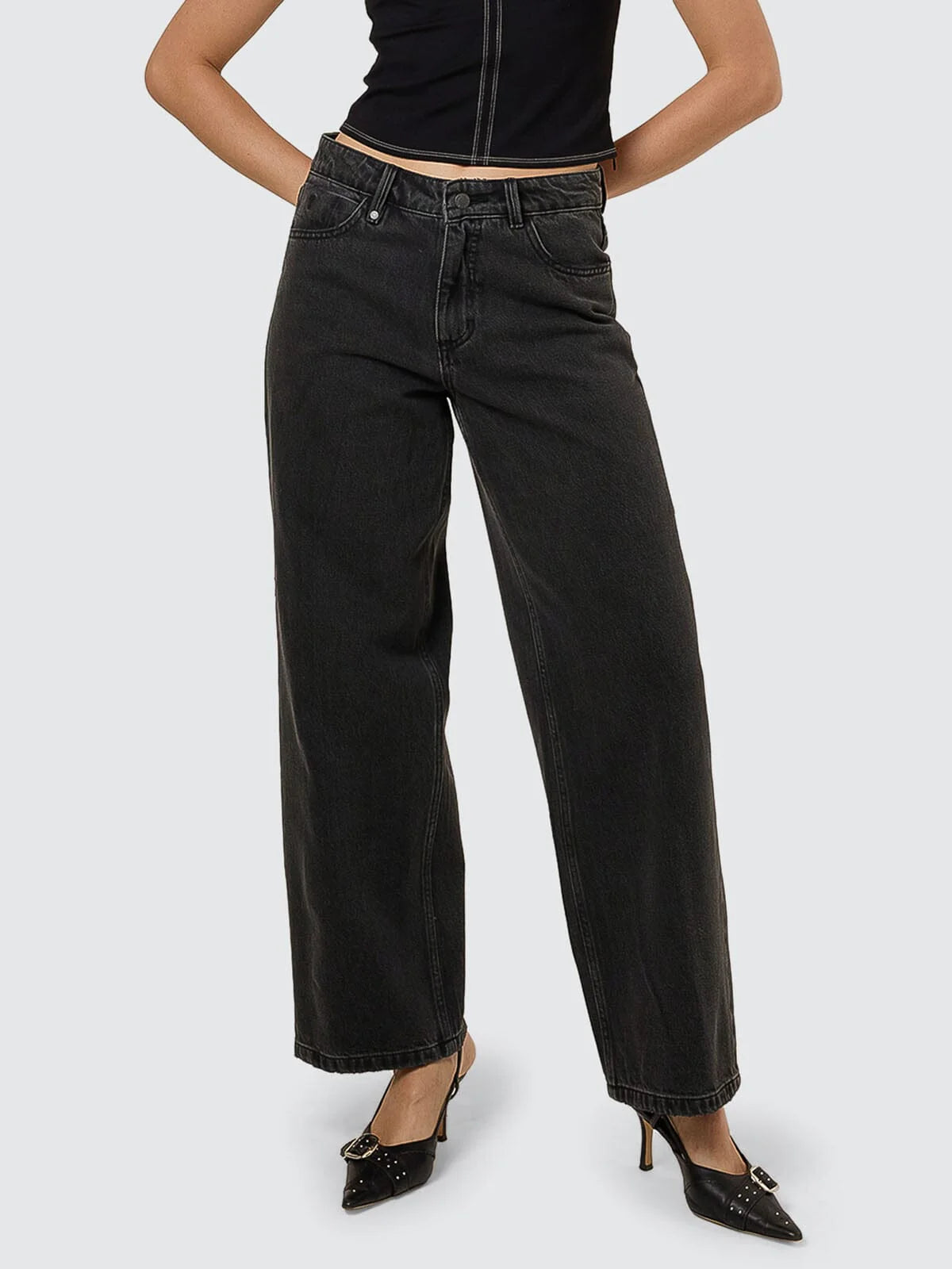 THRILLS // Billie Low Jean ASH BLACK