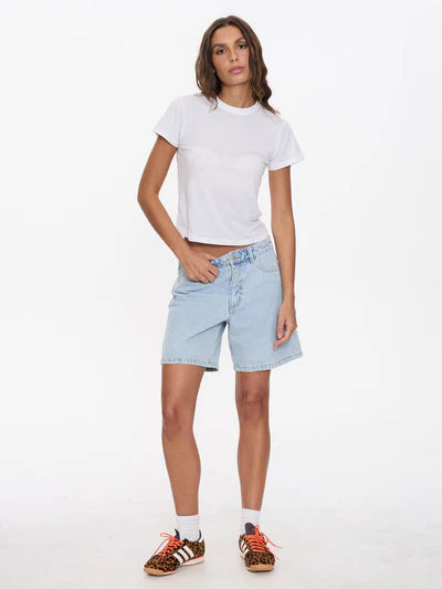 THRILLS // Billie Low Baggy Embro Short SERENITY BLUE