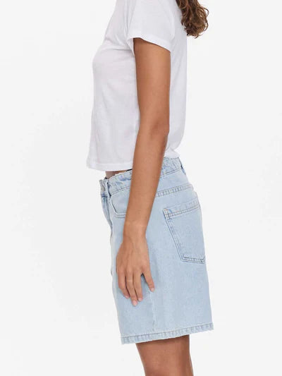 THRILLS // Billie Low Baggy Embro Short SERENITY BLUE