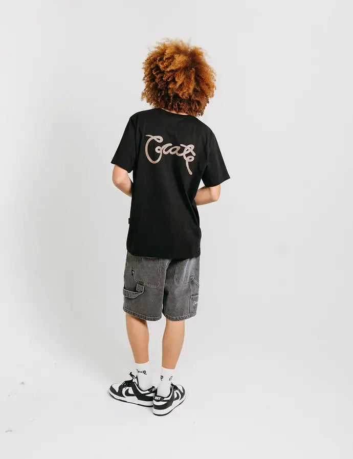 CRATE // Scripted Tee BLACK CHIA