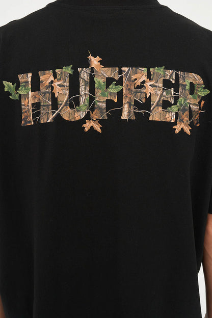 HUFFER // Block Tee 220 Woody BLACK