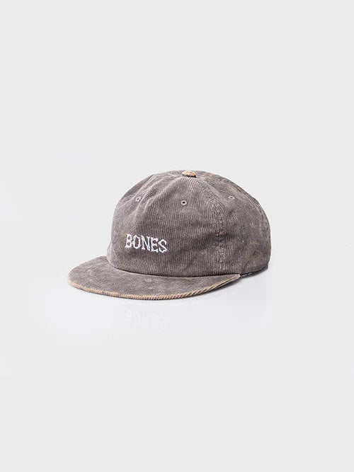 Bones Club Cord Cap WASHED GREY
