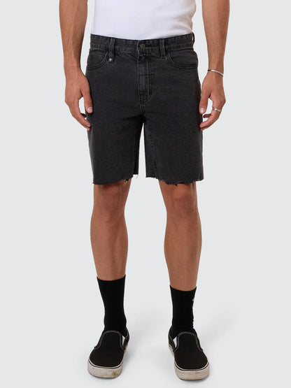 THRILLS // Bones Denim Short ASH BLACK