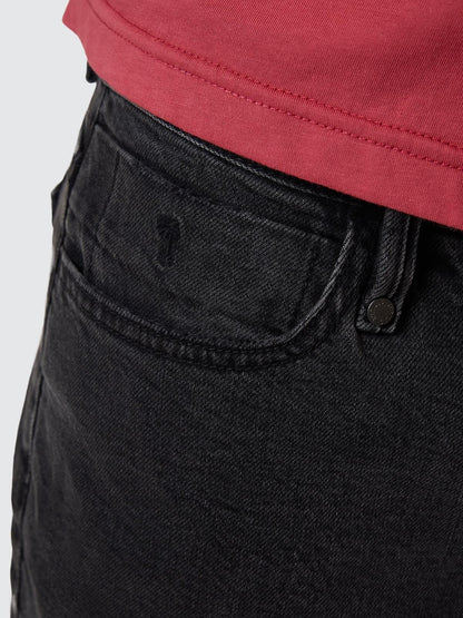 THRILLS // Bones Denim Short ASH BLACK