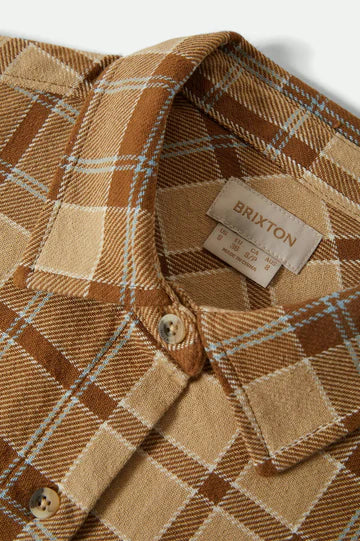 BRIXTON // Bowery Vintage LS Overshirt WASHED COPPER