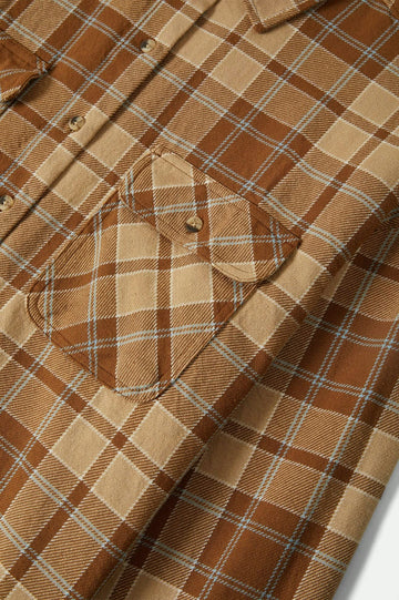 BRIXTON // Bowery Vintage LS Overshirt WASHED COPPER