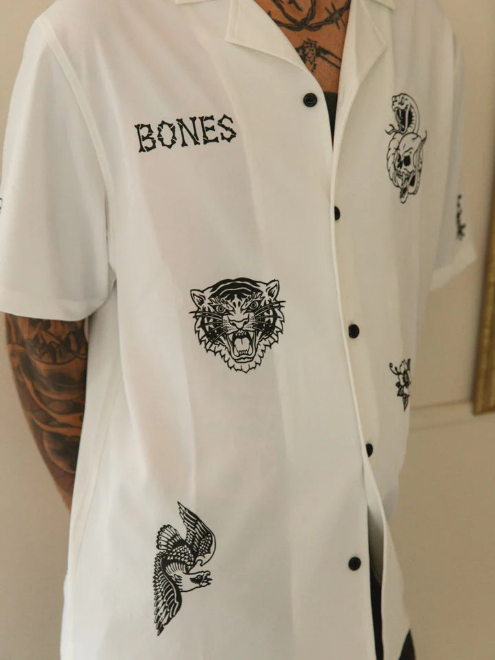 BILLY BONES // Club Ink Bowlo WHITE