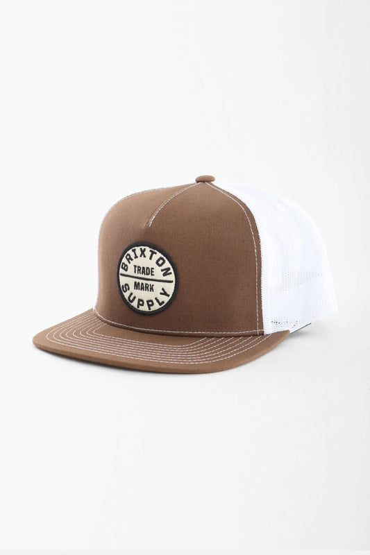 BRIXTON // Oath MP Trucker Hat SEPIA/WHITE