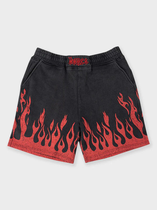 BILLY BONES // Burner Shorts RED/BLACK