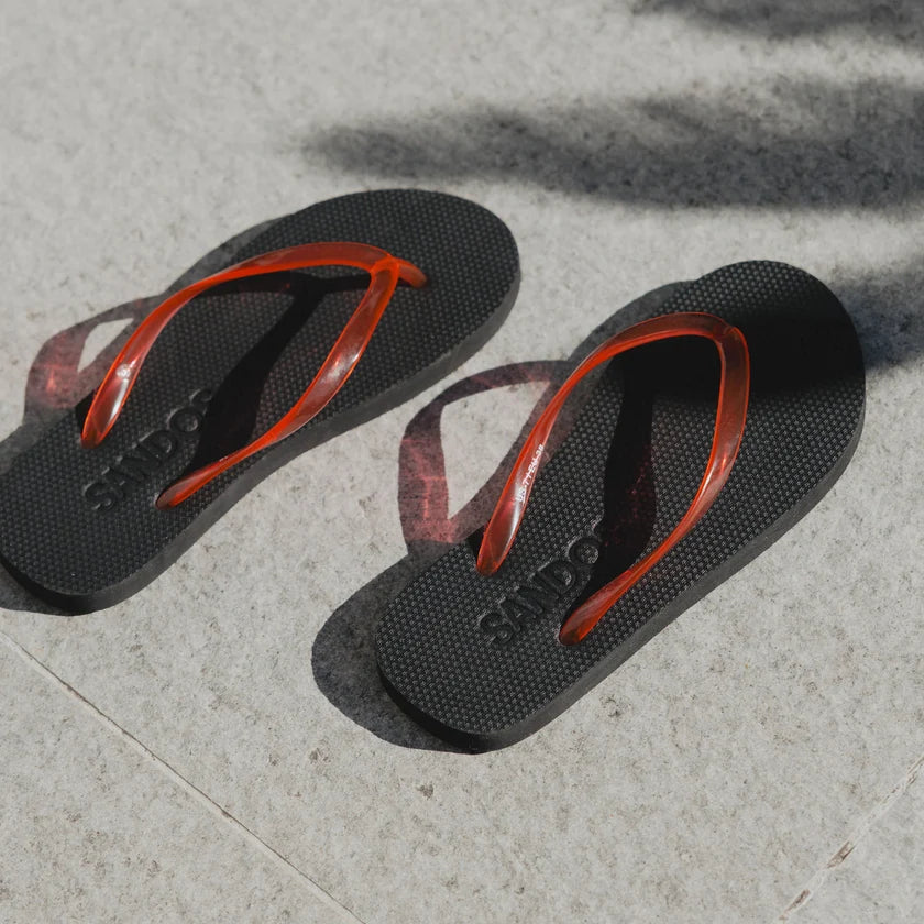 Jelly Wide Flip Flop CHERRY BOMB