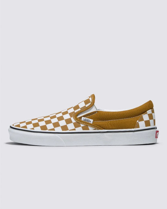 VANS // Classic Slip-On Checkerboard GOLDEN BROWN