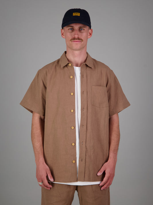 JAF // Coastal SS Shirt BROWN