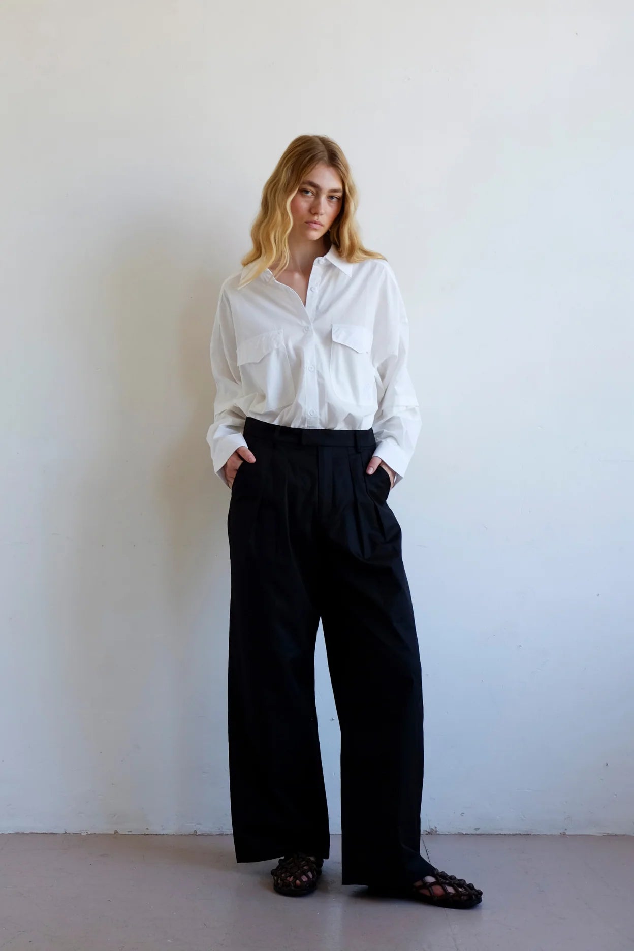 COMMONPLACE // Ease Shirt WHITE