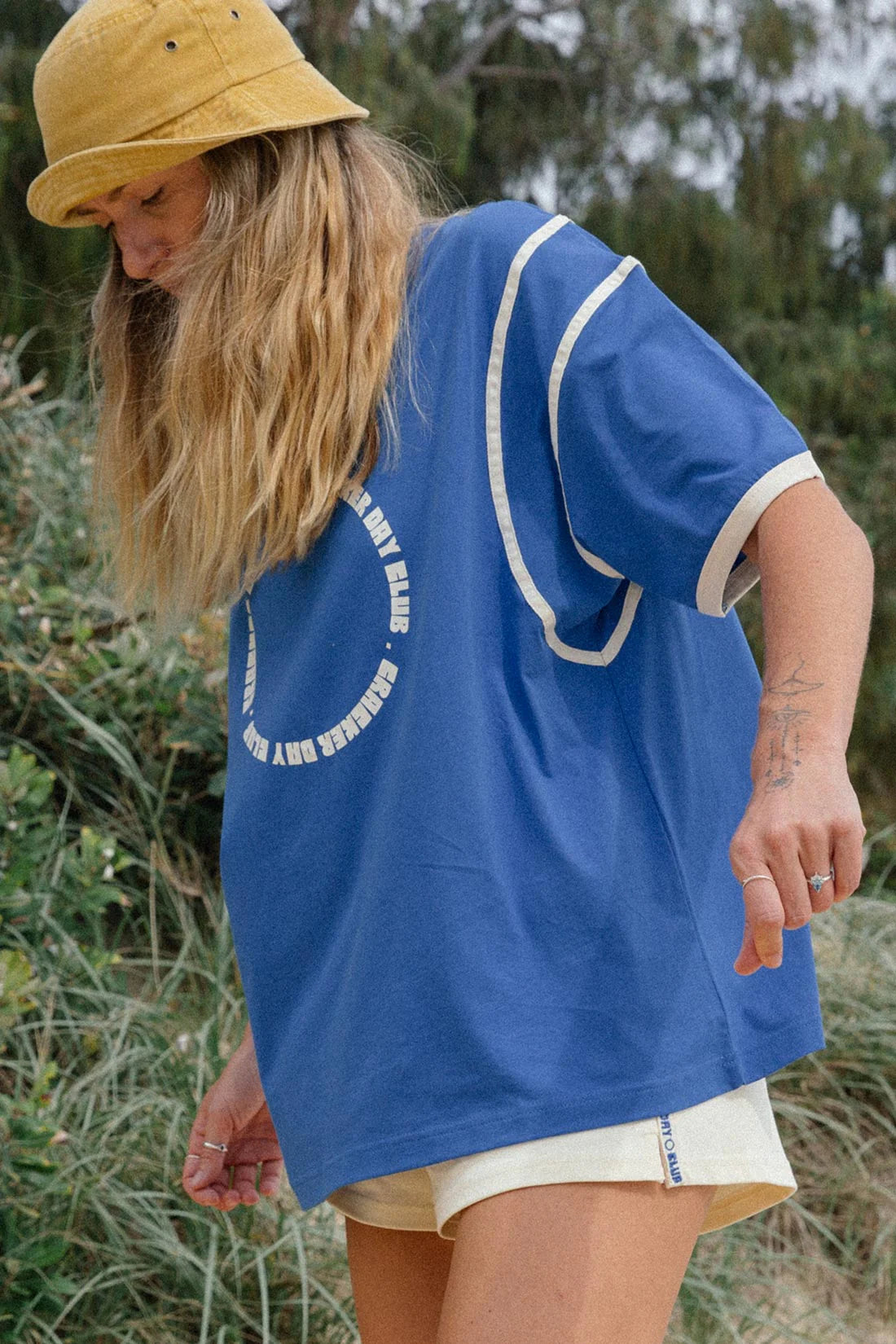 CRACKER DAY CLUB // Racer Club Tee BLUE