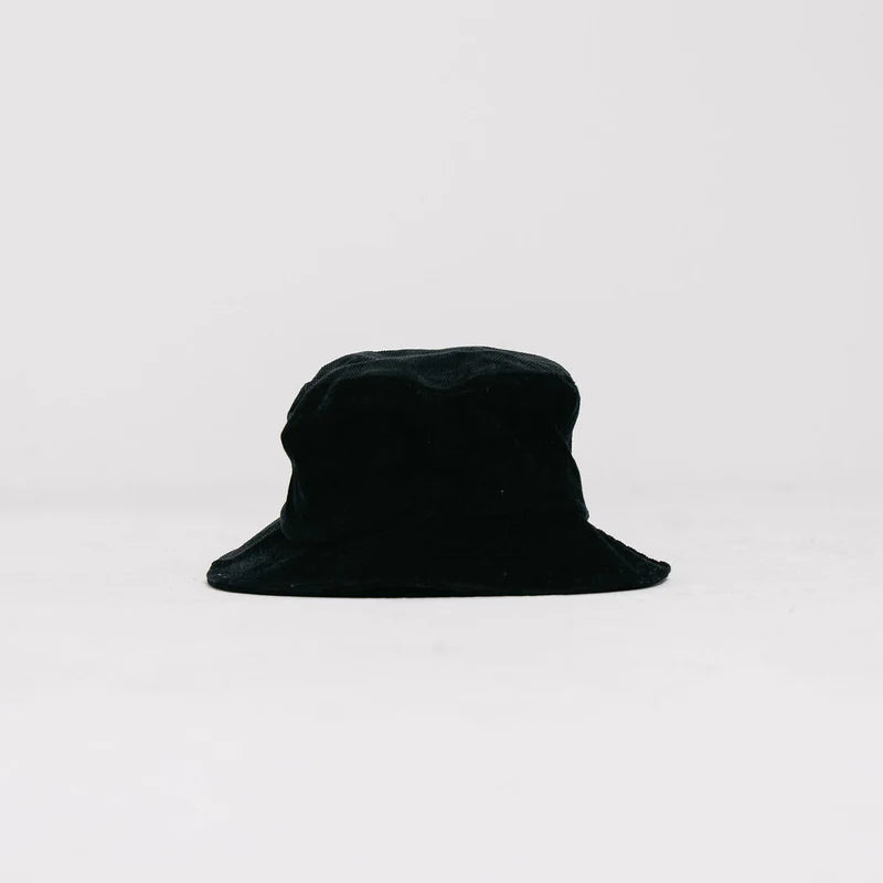CRATE // Scripted Cord Bucket Hat BLACK