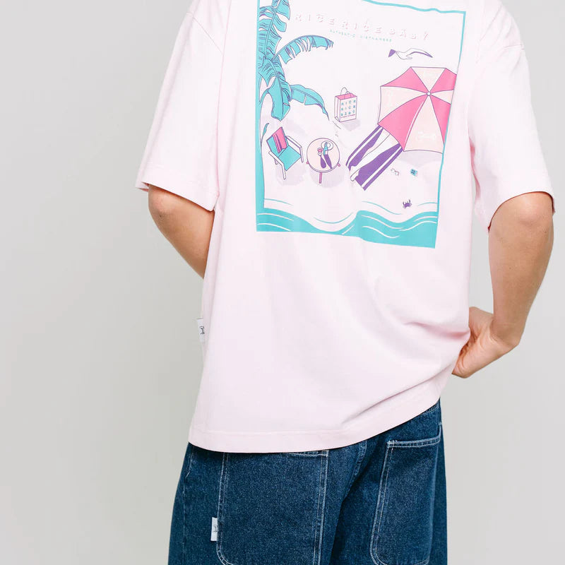 CRATE // Rice Rice Baby Beach Tee PINK