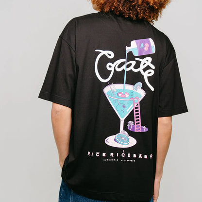 CRATE // Rice Rice Baby Martini Tee BLACK