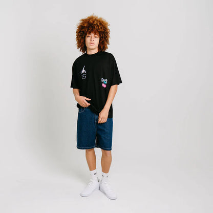 CRATE // Rice Rice Baby Martini Tee BLACK