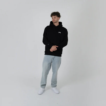 CRATE // Simple Script Hoodie BLACK