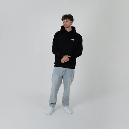 CRATE // Simple Script Hoodie BLACK