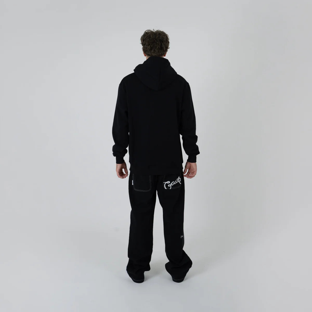 CRATE // Varsity Hoodie BLACK/GREY