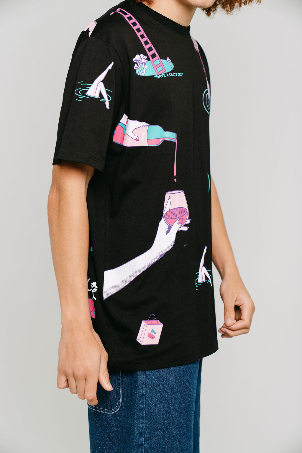 CRATE // Rice Rice Baby Motif Tee PARTY