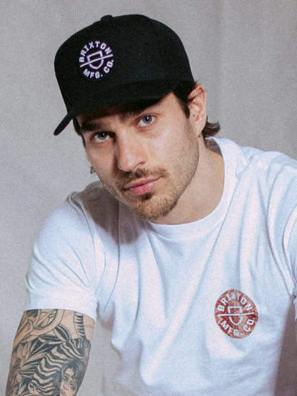 BRIXTON // Crest C MP Snapback BLACK