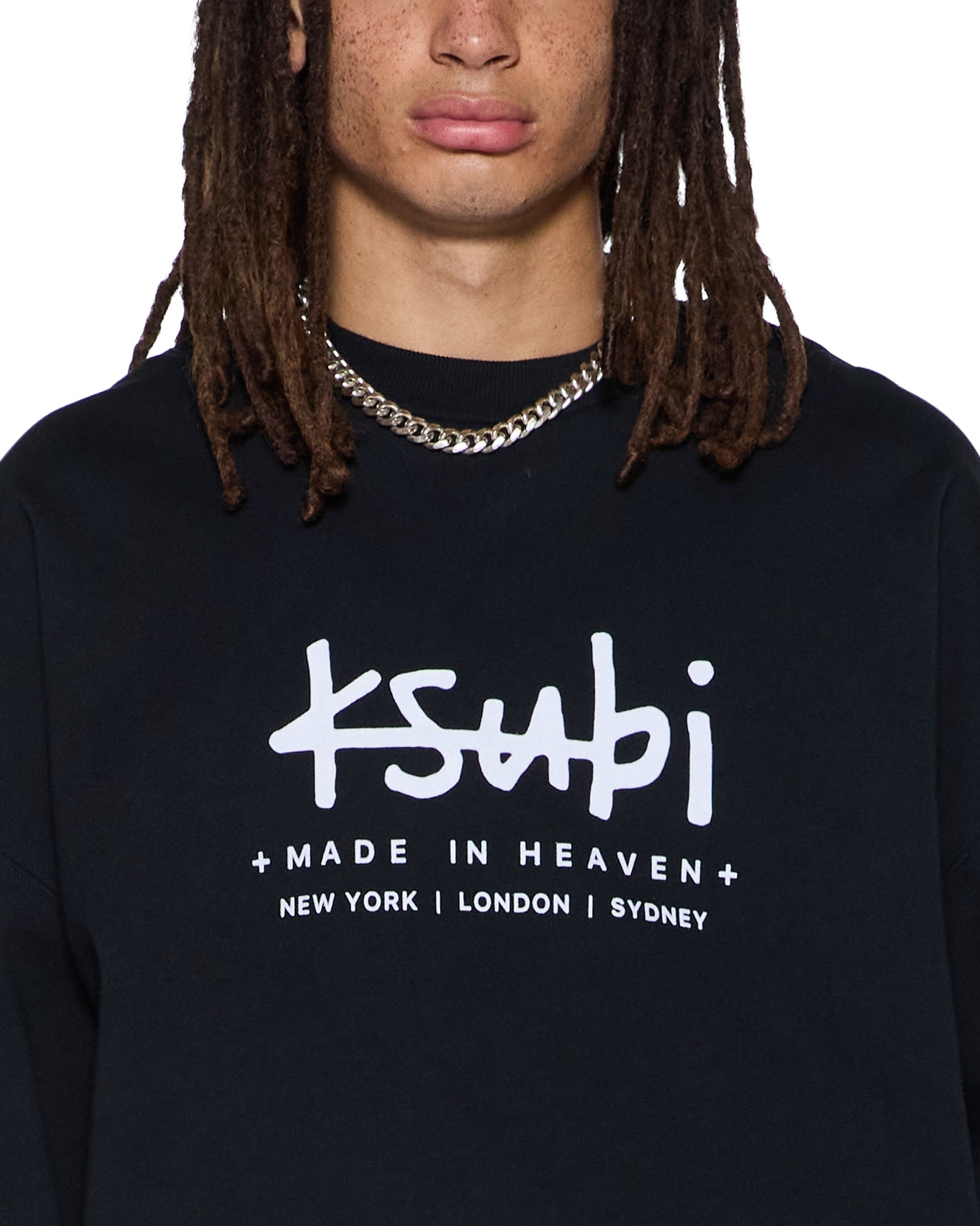 KSUBI // Plated Ekcess Crew JET BLACK