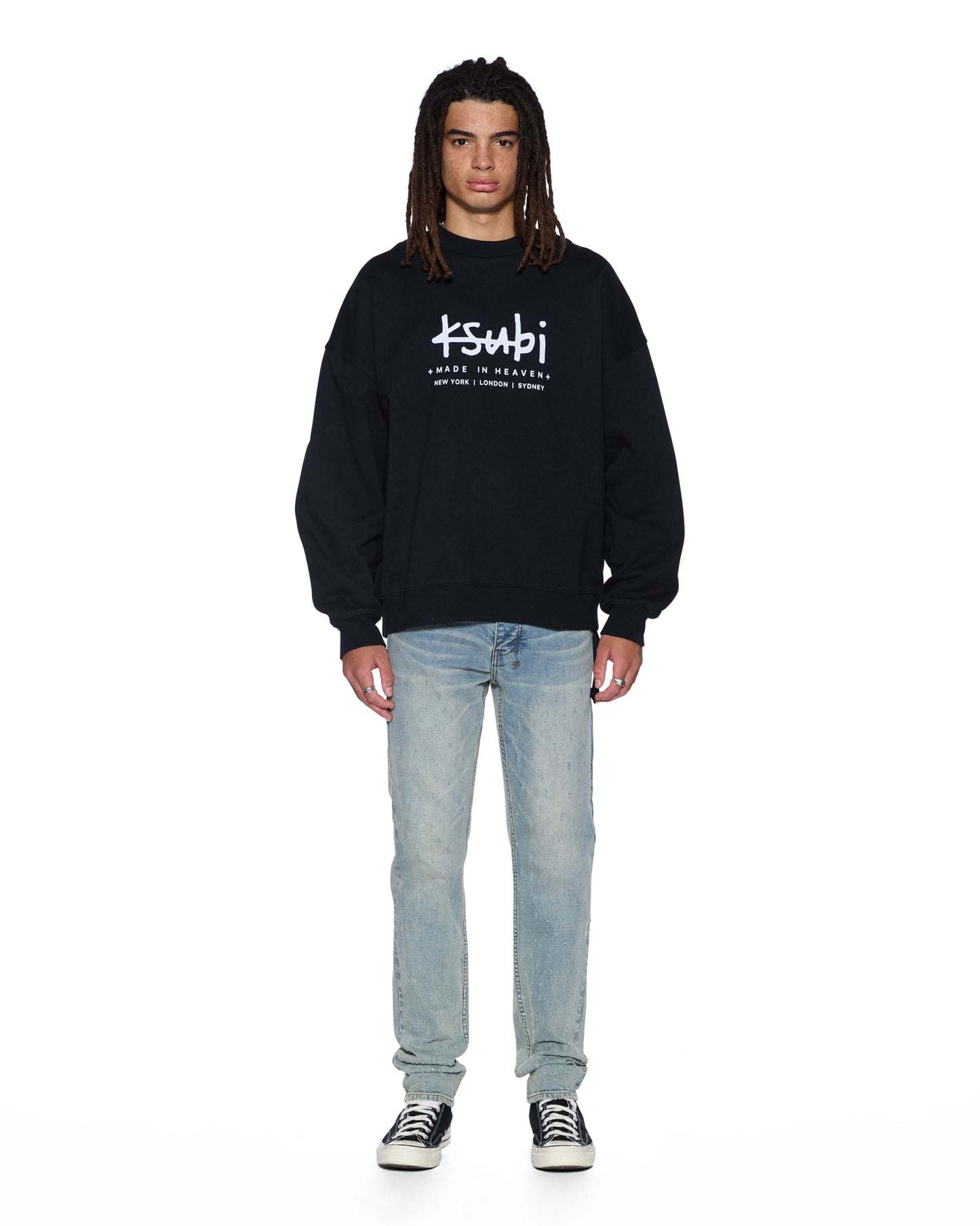 KSUBI // Plated Ekcess Crew JET BLACK