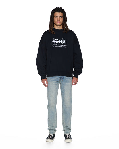 KSUBI // Plated Ekcess Crew JET BLACK