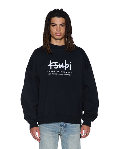 KSUBI // Plated Ekcess Crew JET BLACK