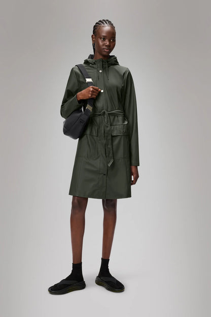RAINS // Curve Jacket GREEN