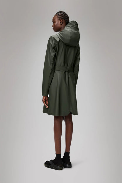 RAINS // Curve Jacket GREEN