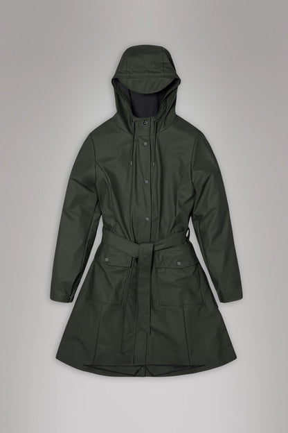 RAINS // Curve Jacket GREEN