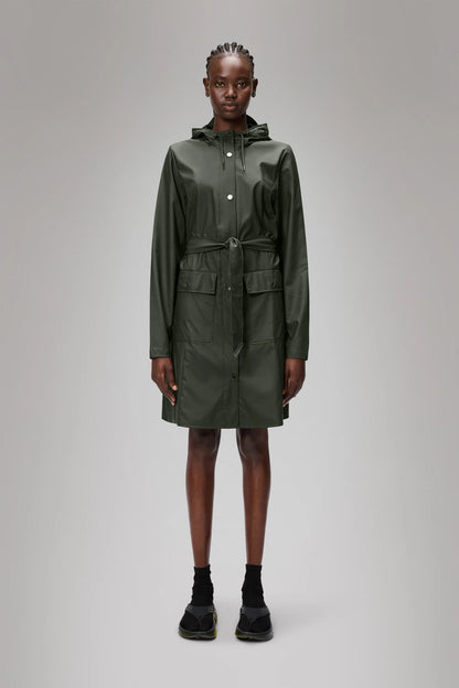 RAINS // Curve Jacket GREEN