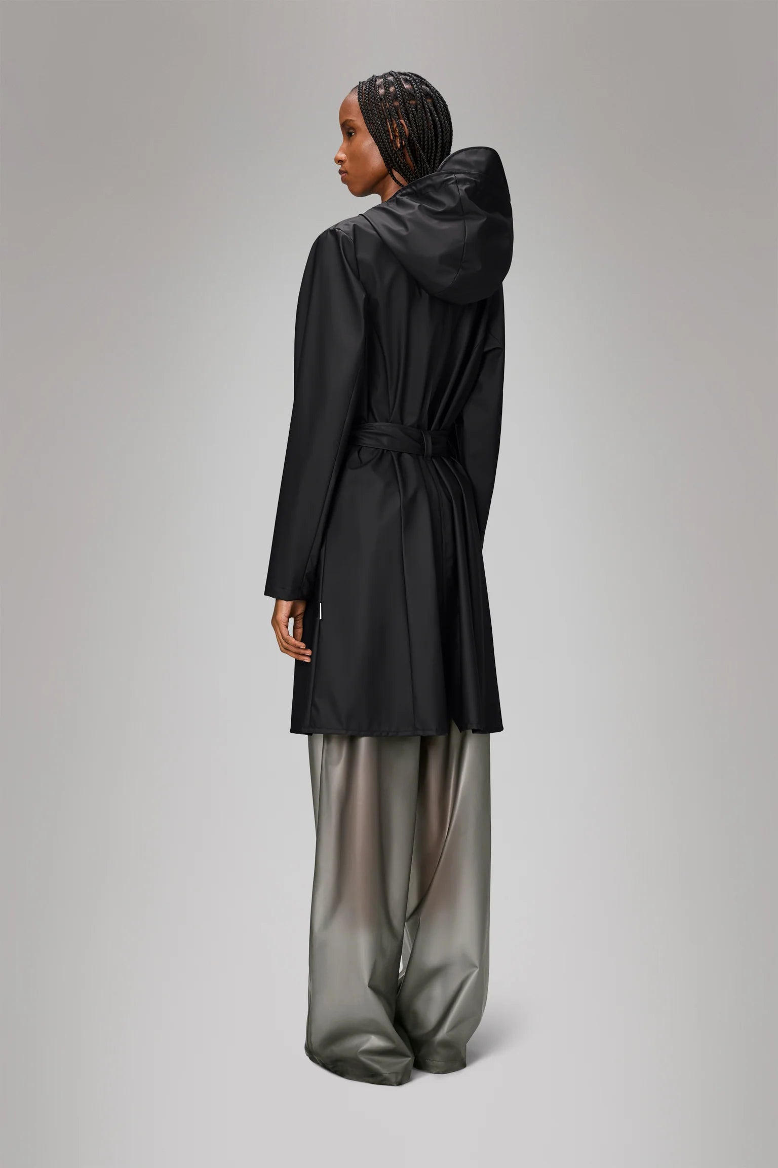RAINS // Curve Jacket BLACK