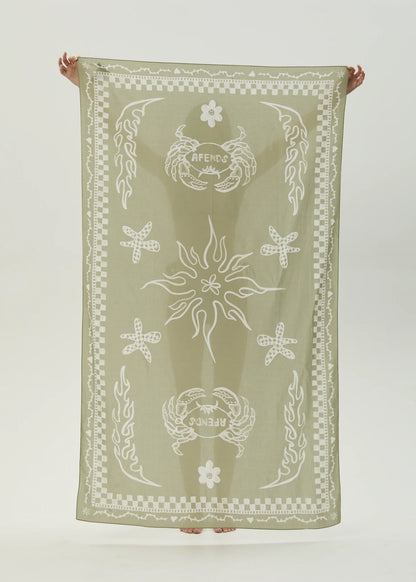 AFENDS // Calda Sarong OLIVE