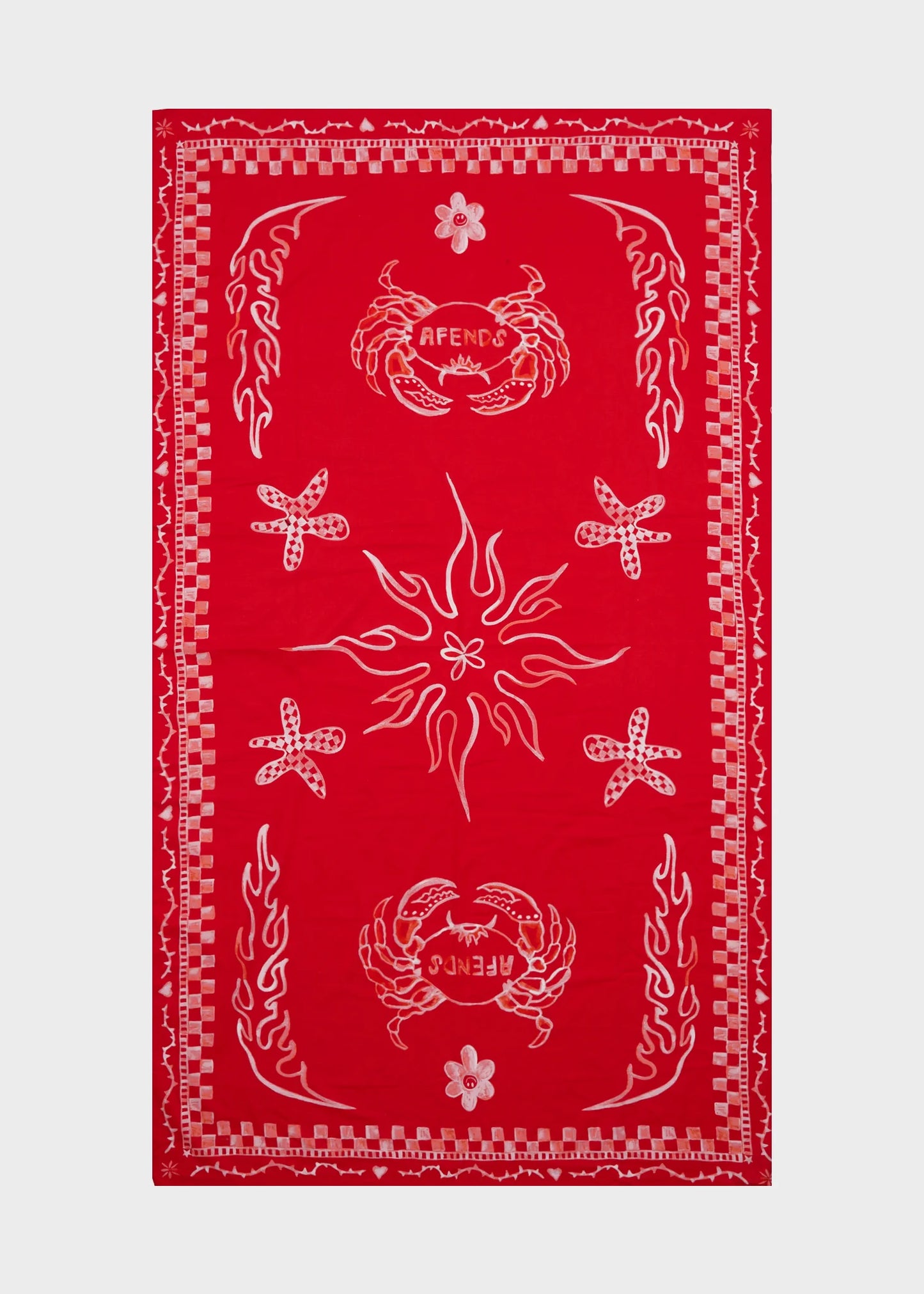 AFENDS // Calda Sarong TOMATO