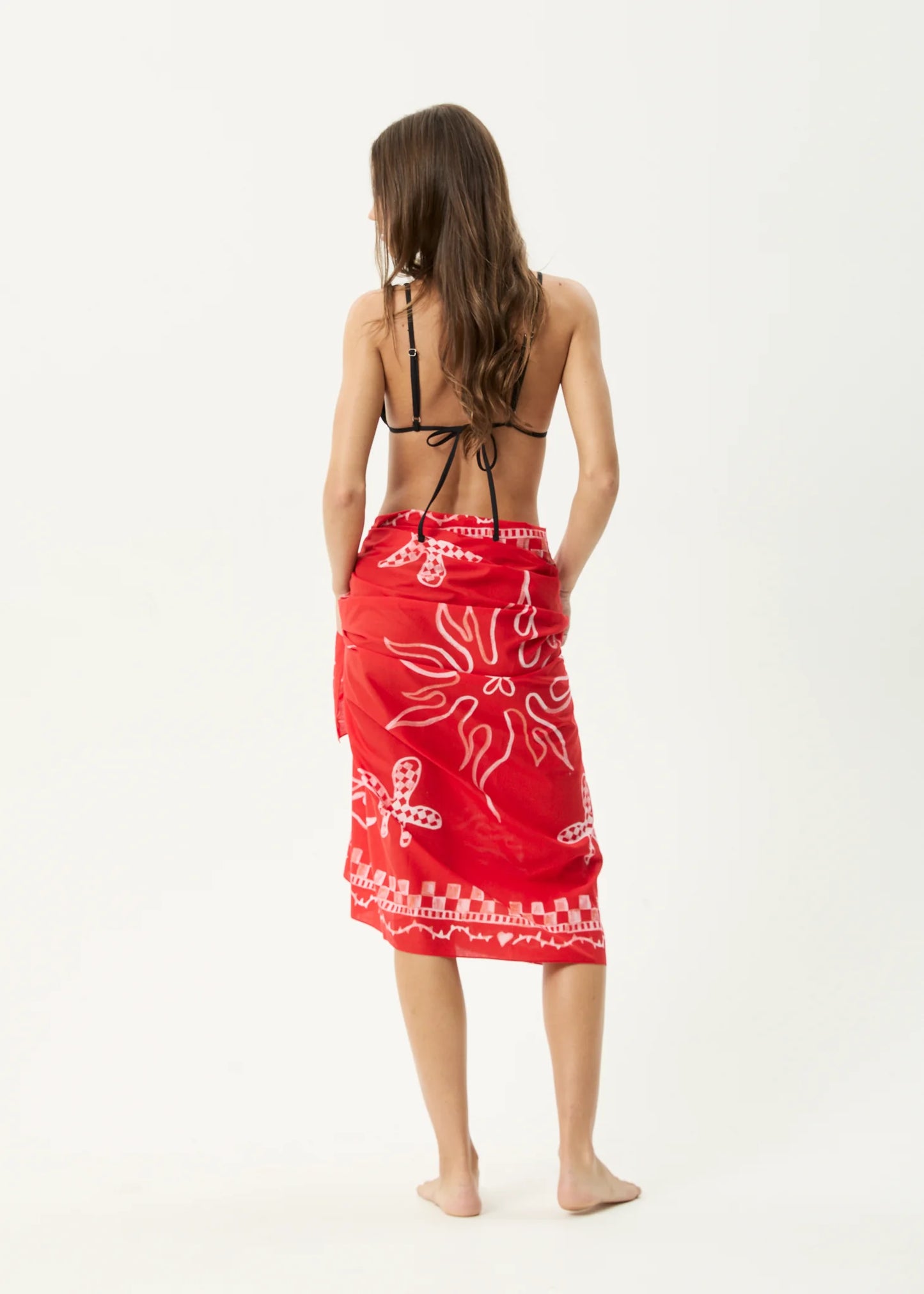 AFENDS // Calda Sarong TOMATO