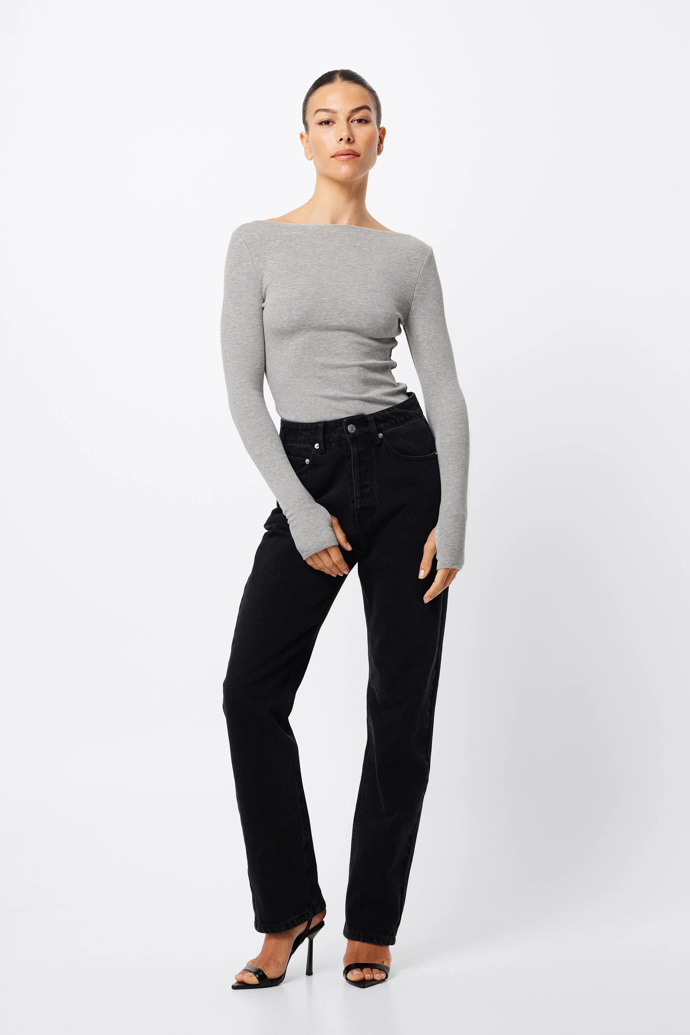 Camden Top GREY MARLE