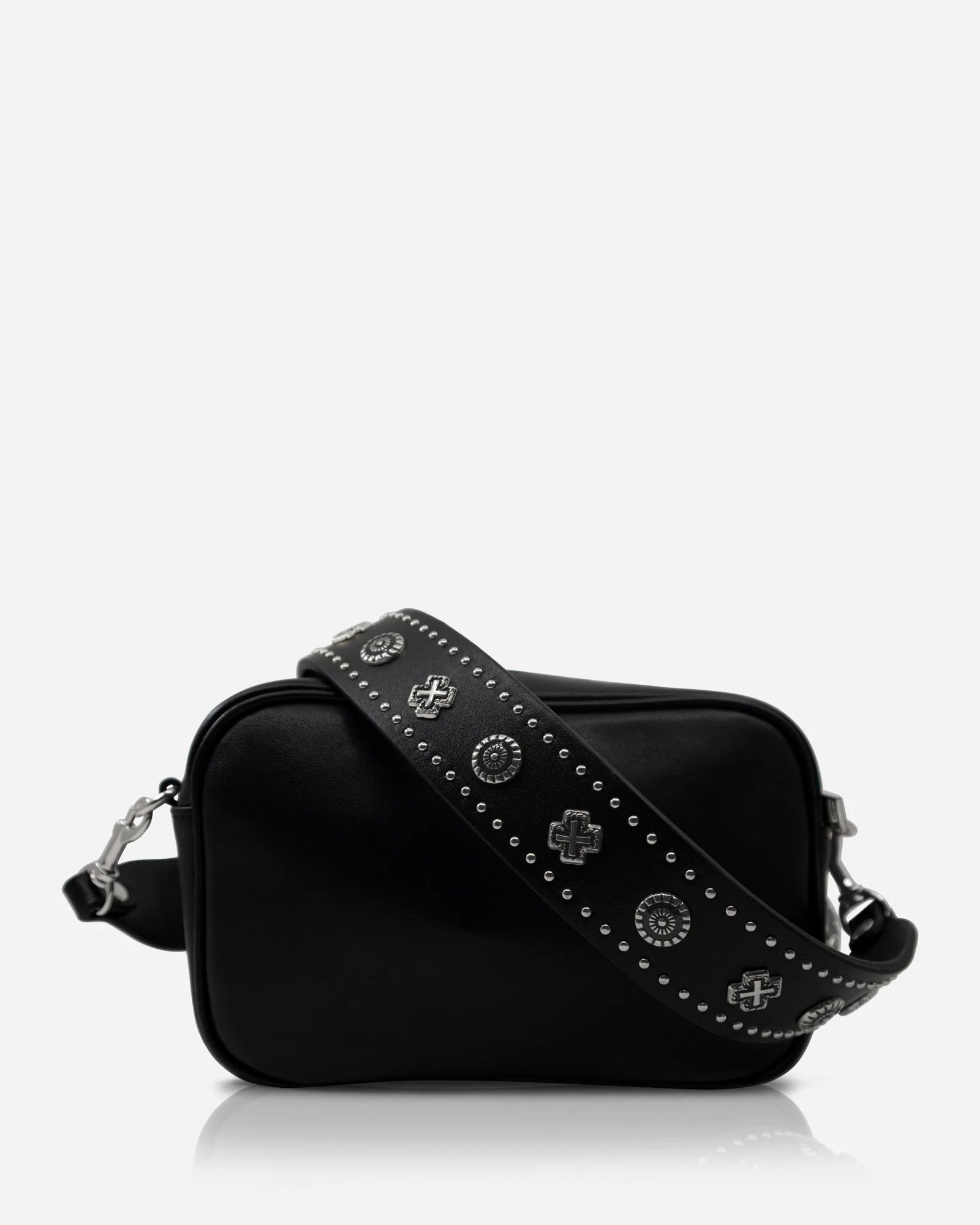 SOL SANA // Camera Bag BLACK SILVER