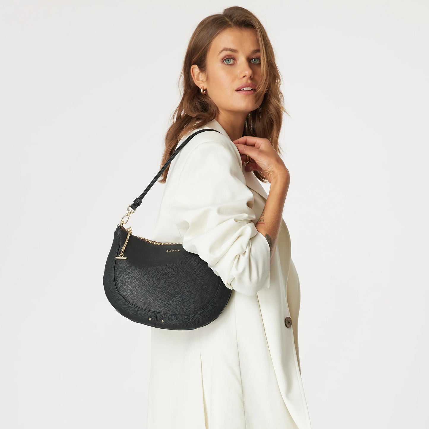 SABEN // Cassia Shoulder Bag BLACK