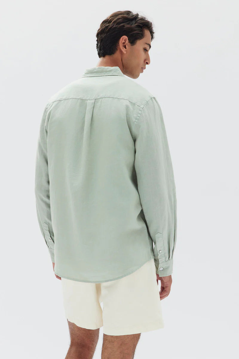 ASSEMBLY LABEL // Casual Long Sleeve Shirt NETTLE
