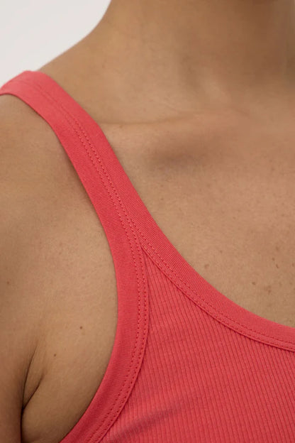 ASSEMBLY LABEL // Charlie Rib Tank WASHED CHILLI