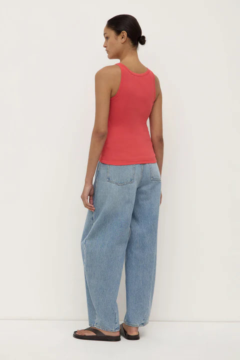 ASSEMBLY LABEL // Charlie Rib Tank WASHED CHILLI