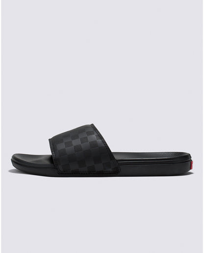 VANS // La Costa Slide On BLACK CHECKERBOARD