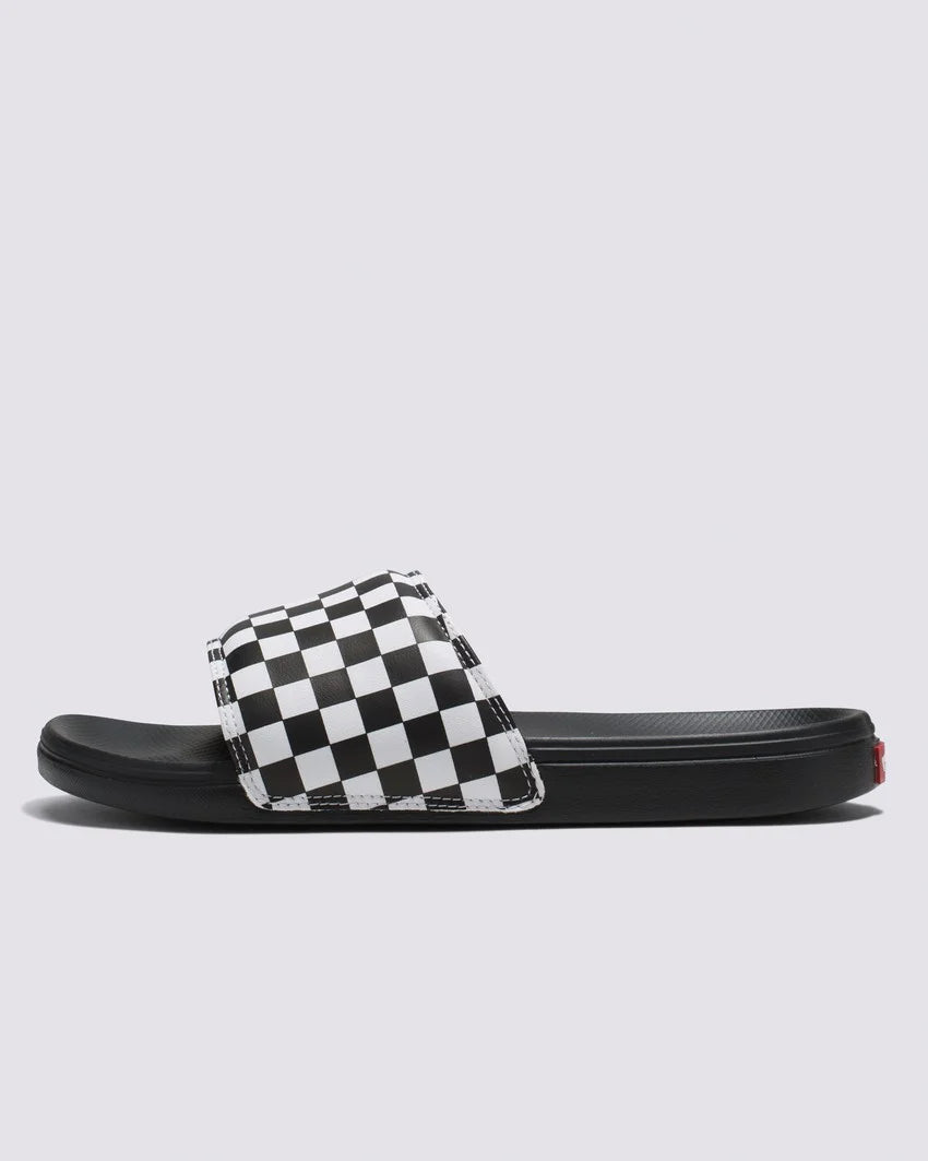 VANS // La Costa Slide On BLACK/WHITE CHECKERBOARD